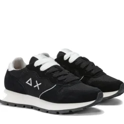 Scarpe Donna Sun68 Sneakers Ally Glitter Textile Colore Nero - Z35203