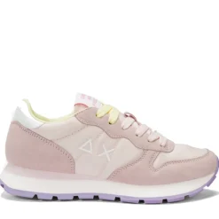 Scarpe Donna Sun68 Sneakers Ally Solid Nylon Colore Porcellana - Z35201