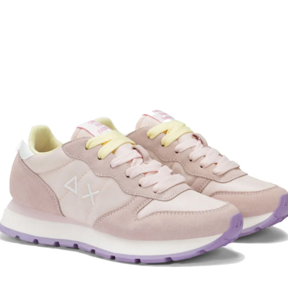 Scarpe Donna Sun68 Sneakers Ally Solid Nylon Colore Porcellana - Z35201