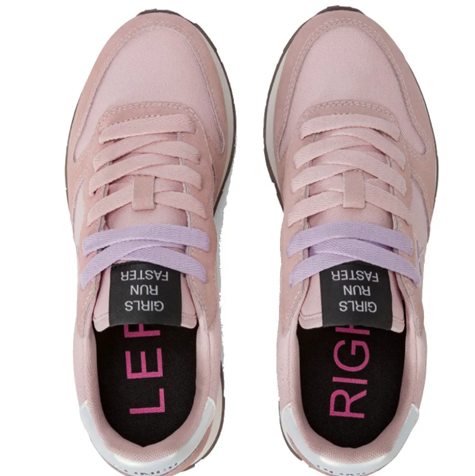 Scarpe Donna Sun68 Sneakers Ally Nylon Solid Colore Rosa - Z44201