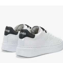 Scarpe Donna Sun68 Sneakers Grace Leather Colore Bianco - Nero - Z35226