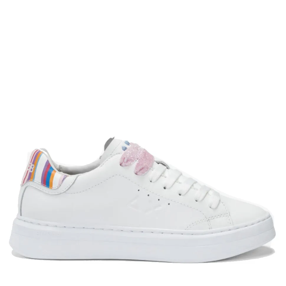 Scarpe Donna Sun68 Sneakers Grace Leather Colore Bianco - Z35226