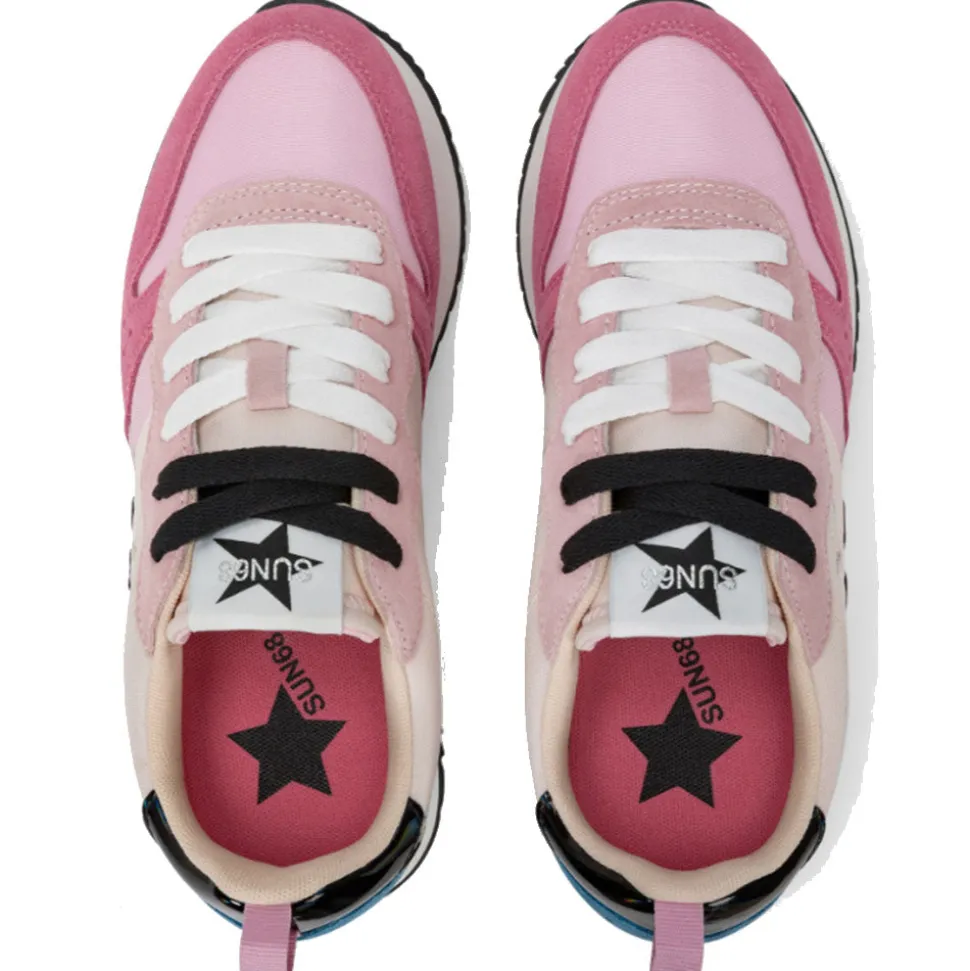 Scarpe Donna Sun68 Sneakers Stargirl Multicolor Colore Rosa - Z35211