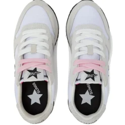 Scarpe Donna Sun68 Sneakers Stargirl Glitter Logo Colore Bianco - Z35212