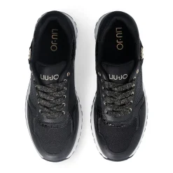 Scarpe LIU JO Kiss 719 Sneakers Running Traforata Nera