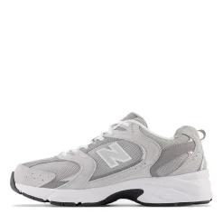 Scarpe Running NEW BALANCE Sneakers 530 in Pelle e Mesh Raincloud Shadow Grey e Silver Metallic