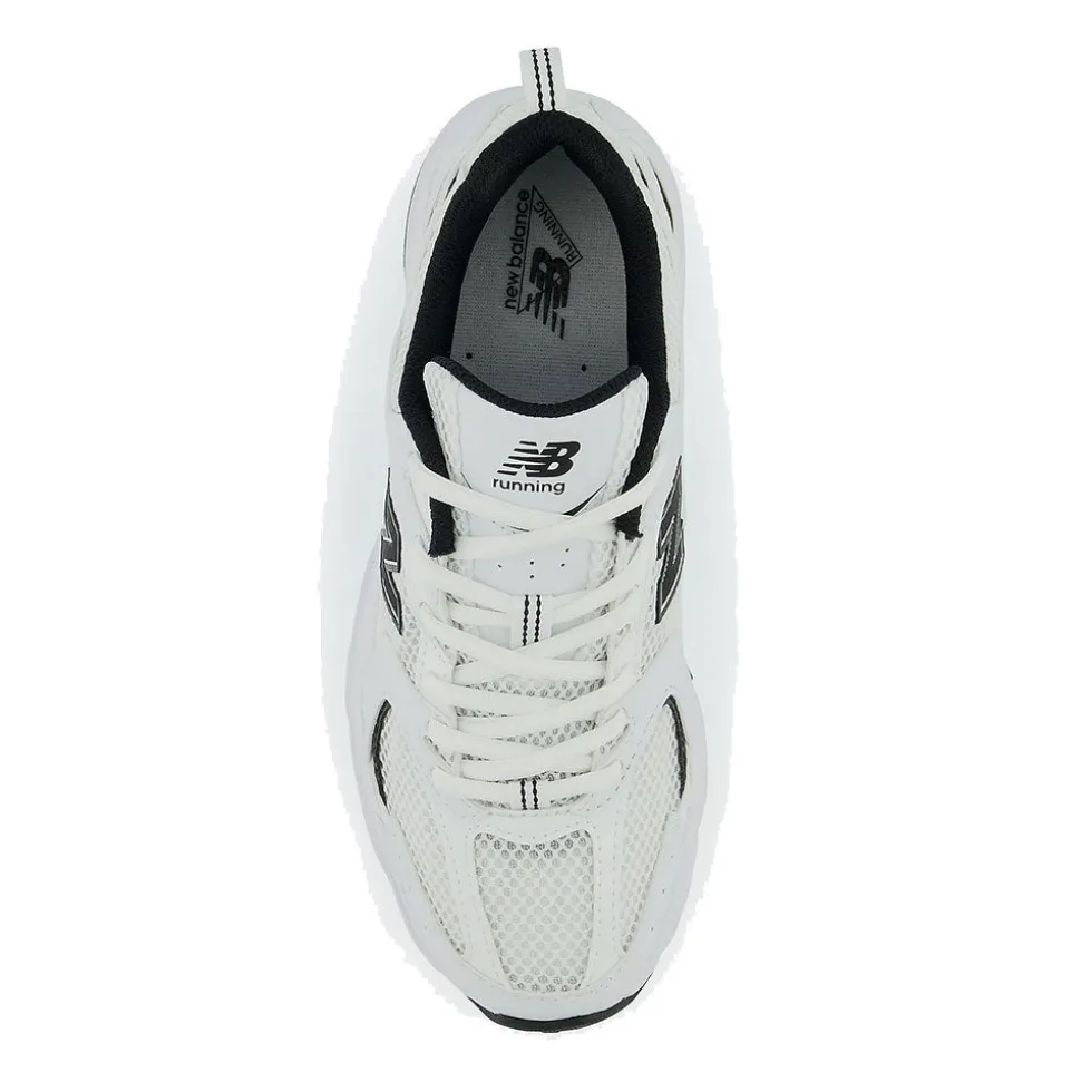 Scarpe Running NEW BALANCE Sneakers 530 in Tessuto Sintetico e Mesh colore Bianco e Nero