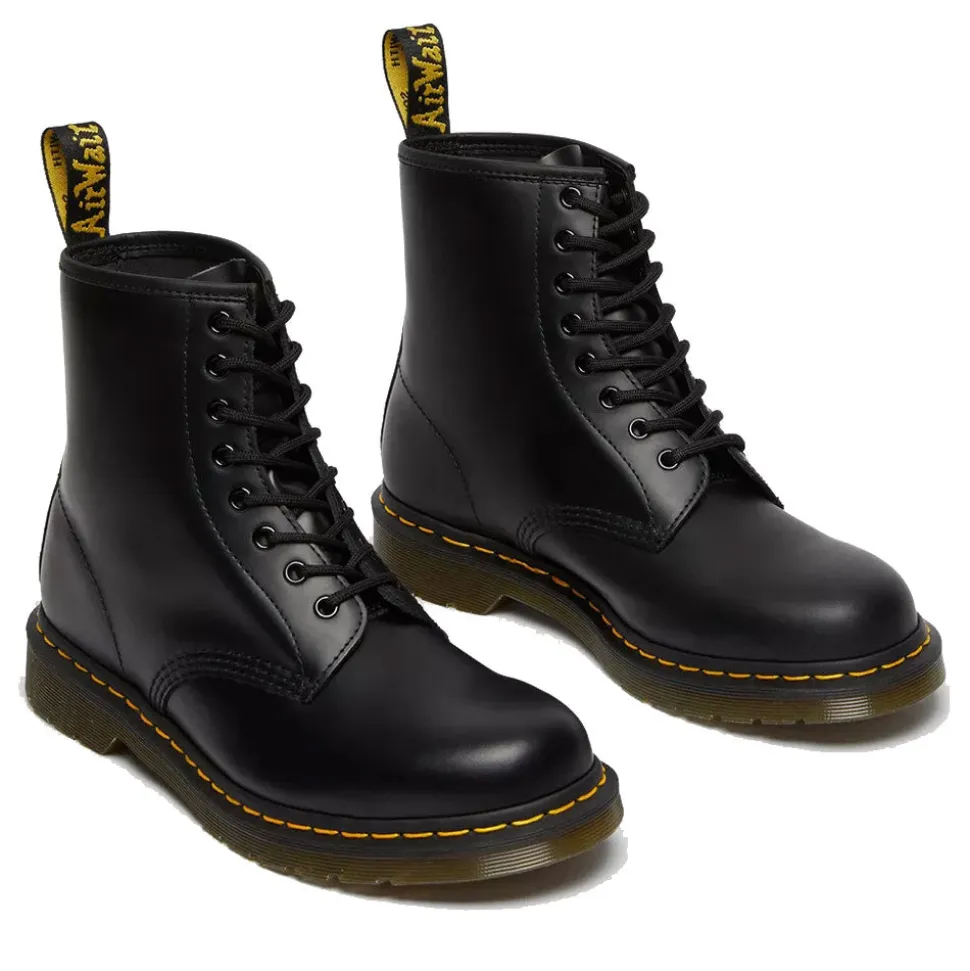 Scarpe Unisex DR. MARTENS Stivali linea 1460 in Pelle Nera