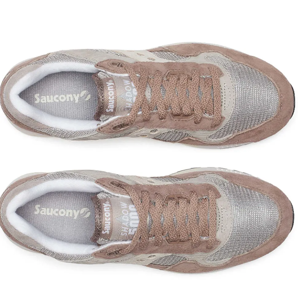 Scarpe Uomo Saucony Sneakers Shadow 5000 Gravel - Grey