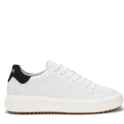 Scarpe Uomo Sun68 Sneakers Big Boy in Pelle Bianco e Nero - Z44144