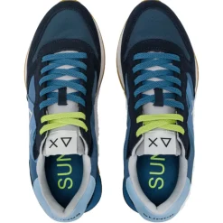 Scarpe Uomo Sun68 Sneakers Jaki 2.0 Bicolor Navy Blue - Avio