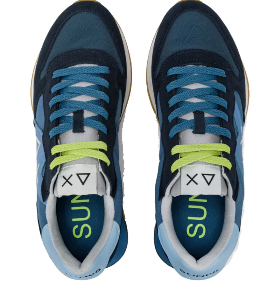 Scarpe Uomo Sun68 Sneakers Jaki 2.0 Bicolor Navy Blue - Avio