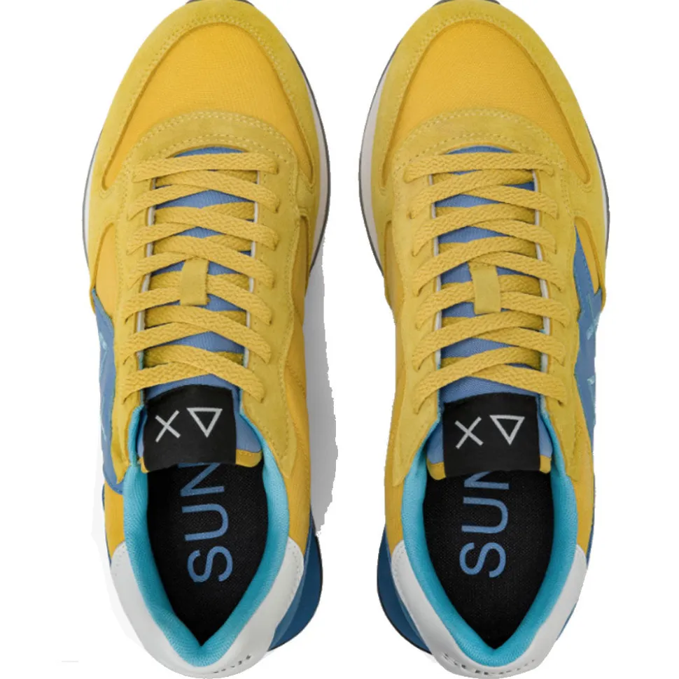 Scarpe Uomo Sun68 Sneakers Jaki 2.0 Solid Giallo