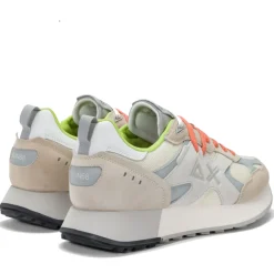 Scarpe Uomo Sun68 Sneakers Jaki Outdoor Colore Bianco Panna