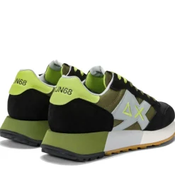 Scarpe Uomo Sun68 Sneakers Jaki 2.0 Bicolor Nero - Militare