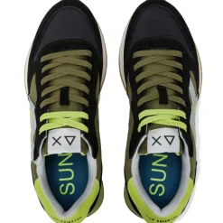Scarpe Uomo Sun68 Sneakers Jaki 2.0 Bicolor Nero - Militare