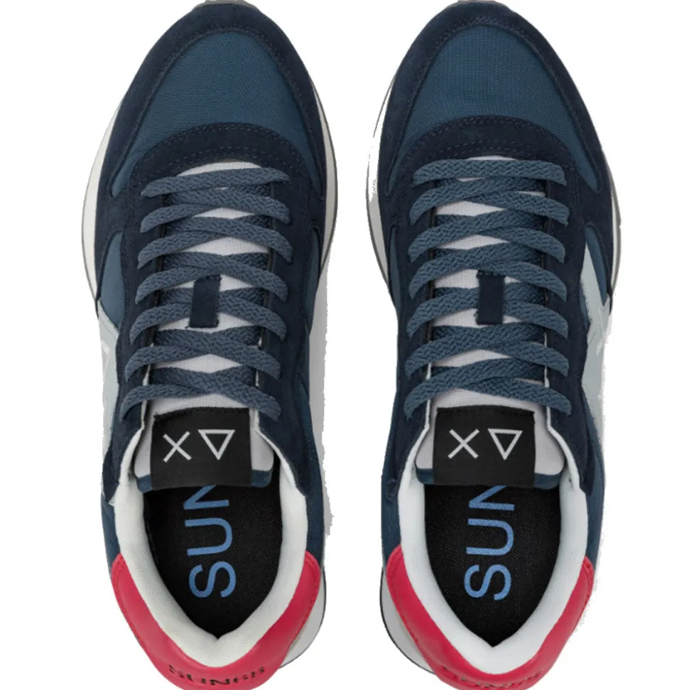 Scarpe Uomo Sun68 Sneakers Jaki 2.0 Solid Navy Blue