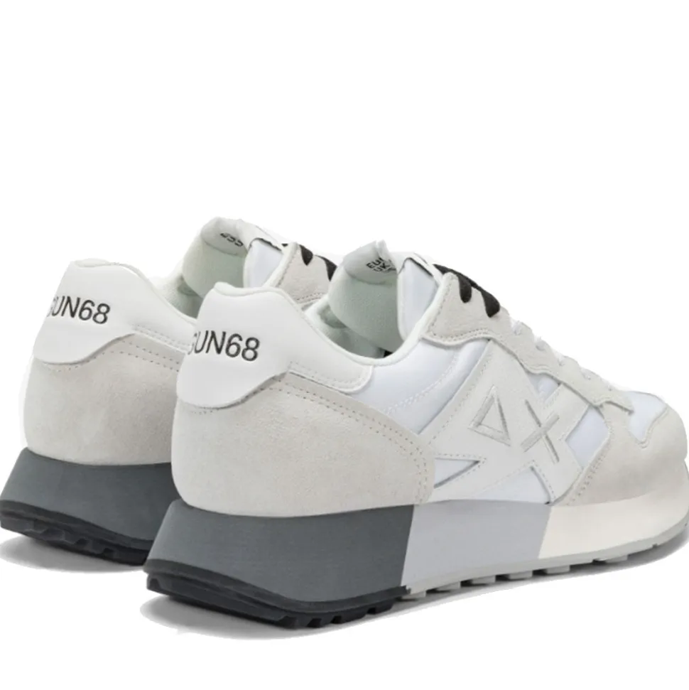 Scarpe Uomo Sun68 Sneakers Jaki 2.0 Bicolor Bianco - Bianco