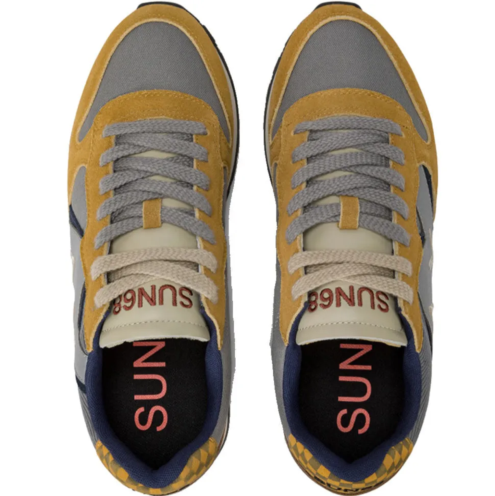 Scarpe Uomo Sun68 Sneakers Jaki Winter Colore Grigio Medio - Z44117