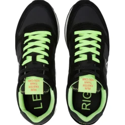 Scarpe Uomo Sun68 Sneakers Tom Fluo Nero - Z35102
