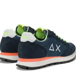 Scarpe Uomo Sun68 Sneakers Tom Fluo Navy Blue - Z35102