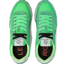 Scarpe Uomo Sun68 Sneakers Tom Solid Verde Fluo - Z35101
