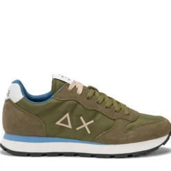 Scarpe Uomo Sun68 Sneakers Tom Solid Militare - Z35101