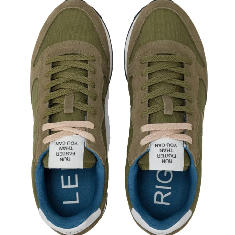 Scarpe Uomo Sun68 Sneakers Tom Solid Militare - Z35101