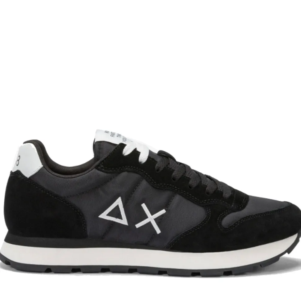 Scarpe Uomo Sun68 Sneakers Tom Solid Nero - Z35101