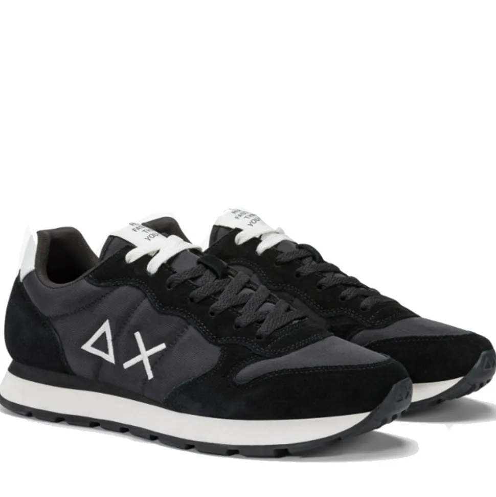 Scarpe Uomo Sun68 Sneakers Tom Solid Nero - Z35101