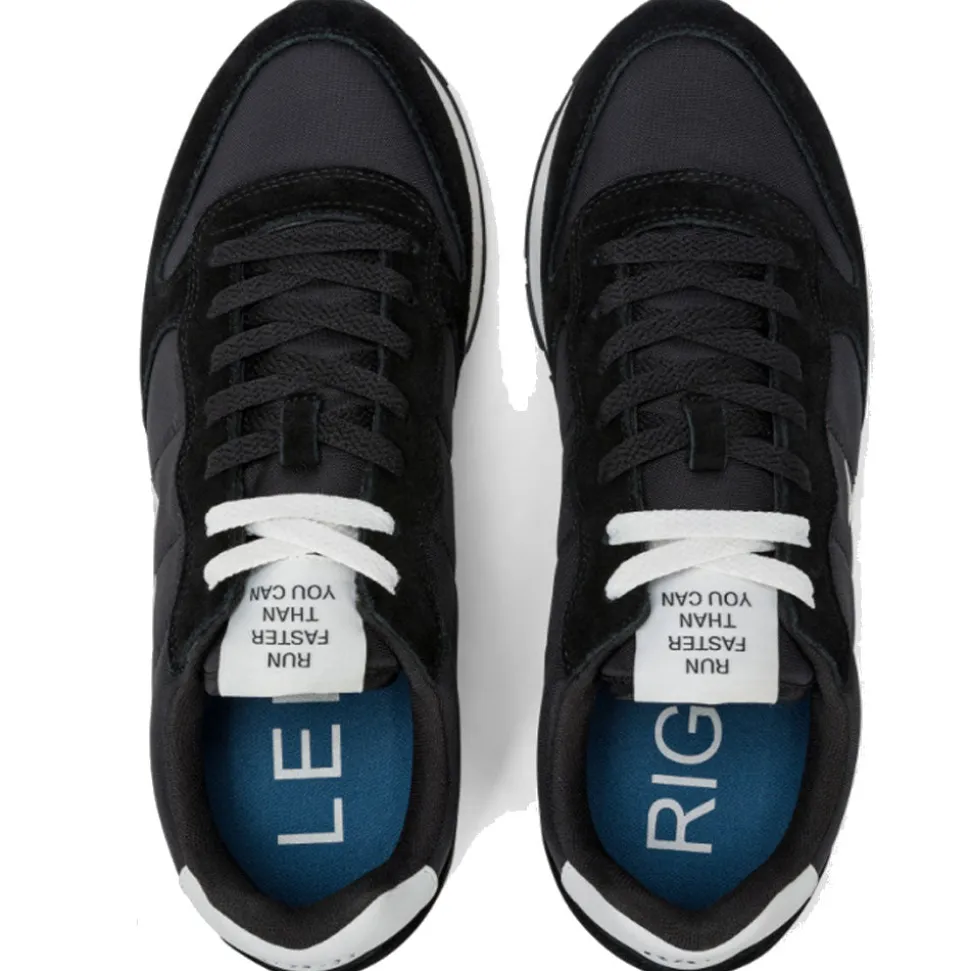 Scarpe Uomo Sun68 Sneakers Tom Solid Nero - Z35101