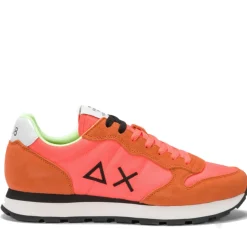 Scarpe Uomo Sun68 Sneakers Tom Solid Arancio Fluo