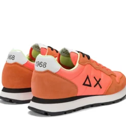 Scarpe Uomo Sun68 Sneakers Tom Solid Arancio Fluo