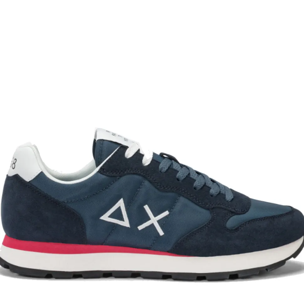 Scarpe Uomo Sun68 Sneakers Tom Solid Navy Blue