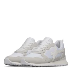 Scarpe Uomo W6YZ Sneakers Jet-M. in Tessuto Tecnico e Suede colore Full White