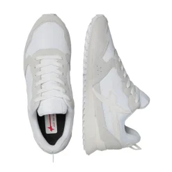 Scarpe Uomo W6YZ Sneakers Jet-M. in Tessuto Tecnico e Suede colore Full White