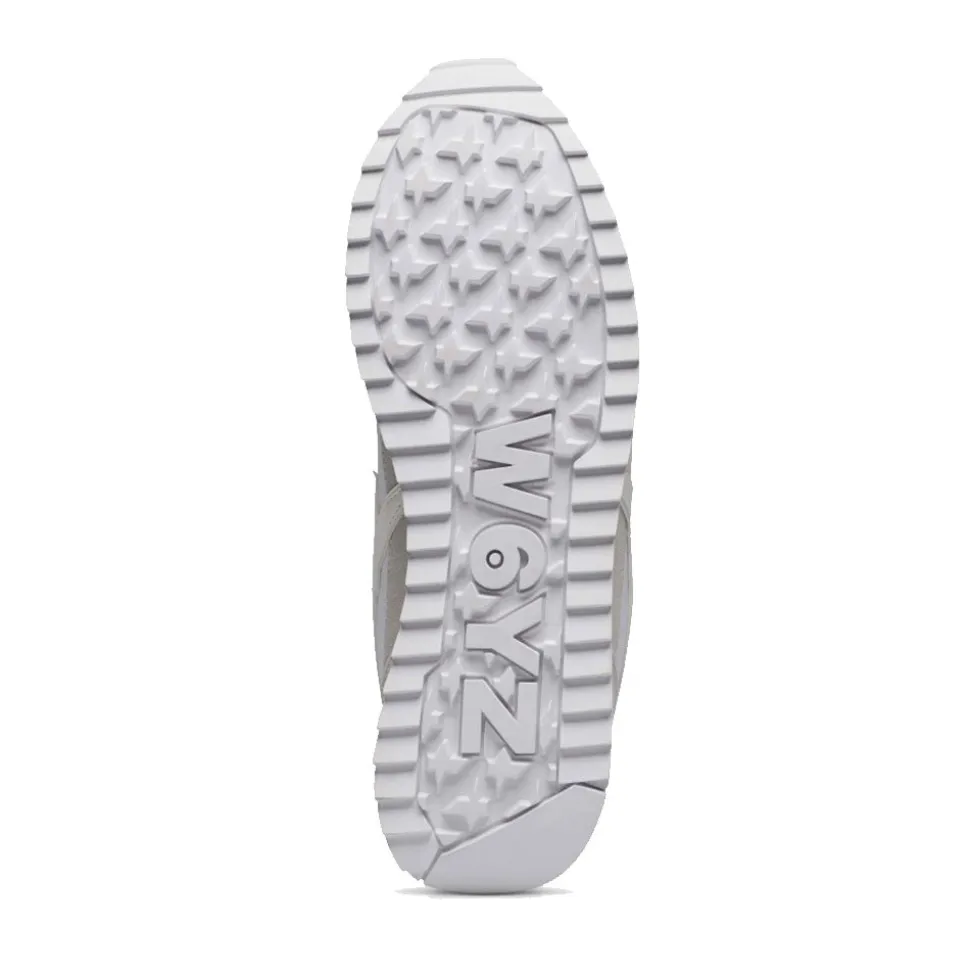 Scarpe Uomo W6YZ Sneakers Jet-M. in Tessuto Tecnico e Suede colore Full White