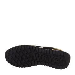 Scarpe Uomo W6YZ Sneakers Jet-M. in Tessuto Tecnico e Suede colore Militare Black Fire