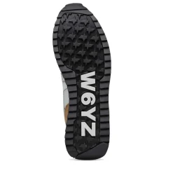 Scarpe Uomo W6YZ Sneakers Yak-M. in Tessuto Tecnico e Suede Militare White Brown