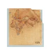 Sciarpa 45 x 180 cm 1A Classe Alviero Martini in Seta stampa Geo Classic e Azzurro Artico 3248