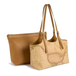 Shopping Bag 1A Classe Alviero Martini linea Ritual Bag stampa Geo Classic LC19