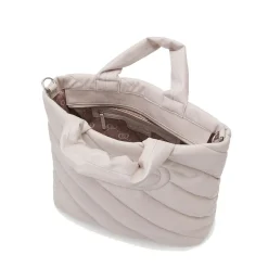 Shopping Bag a Mano LIU JO Better Trapuntata Glossy True Champagne