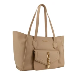 Shopping Bag Donna LOVE MOSCHINO linea Chain Detail color Crema