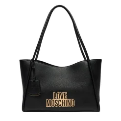 Shopping Bag LOVE MOSCHINO linea Cut Out Logo Nero