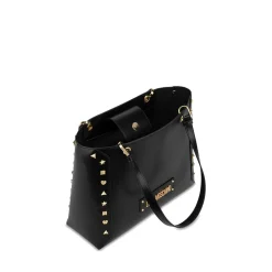 Shopping Bag LOVE MOSCHINO Nera con Borchie