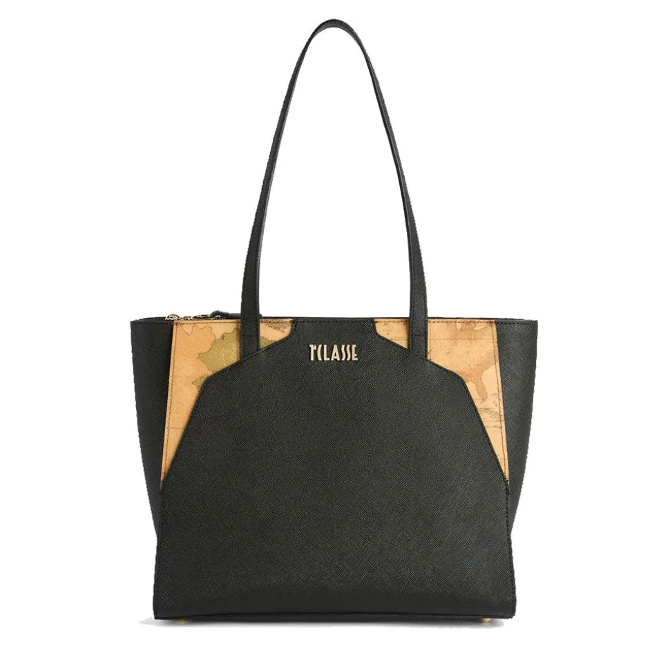 Shopping Bag Media 1A Classe Alviero Martini linea Java City colore Nero LB91