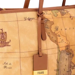 Shopping Bag Media 1A Classe Alviero Martini stampa Geo Classic D006