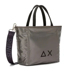 Shopping Bag Small SUN68 linea Jacqueline Laminated Argento