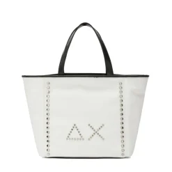 Shopping Bag Small SUN68 linea Jacqueline Studs Bianca