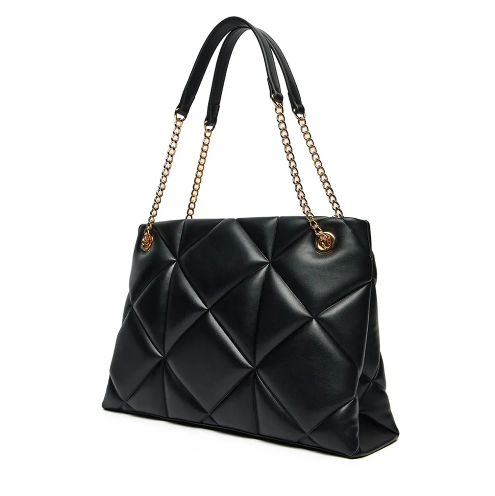 Shopping Bag Trapuntata LOVE MOSCHINO linea Embossed Nero